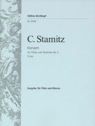 Stamitz, C :: Konzert fur Flote und Streicher Nr. 3 D-dur [Concerto for Flute and Strings Nr. 3 in D Major]