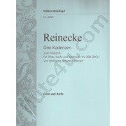 Reinecke, C :: Drei Kadenzen zum Konzert fur Flote und Harfe von Mozart KV 299 [Three Cadenzas for Concerto for Flute and Harp by Mozart KV 299]