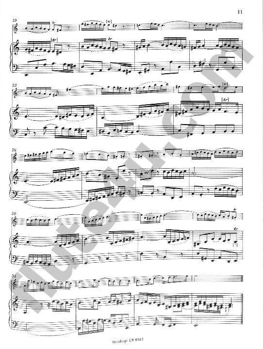 Bach, JS :: Sonata in A Major BWV 1032
