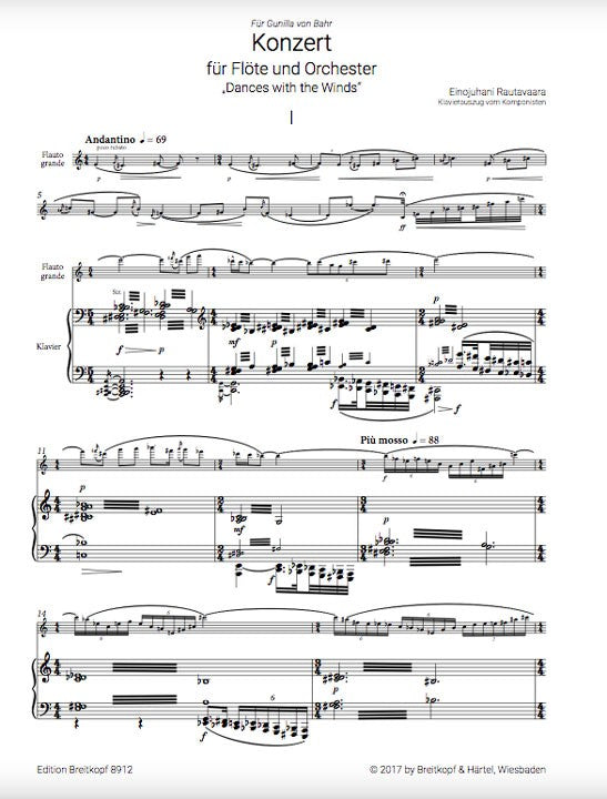 Rautavaara, E :: Concerto - 'Dances with the Winds'