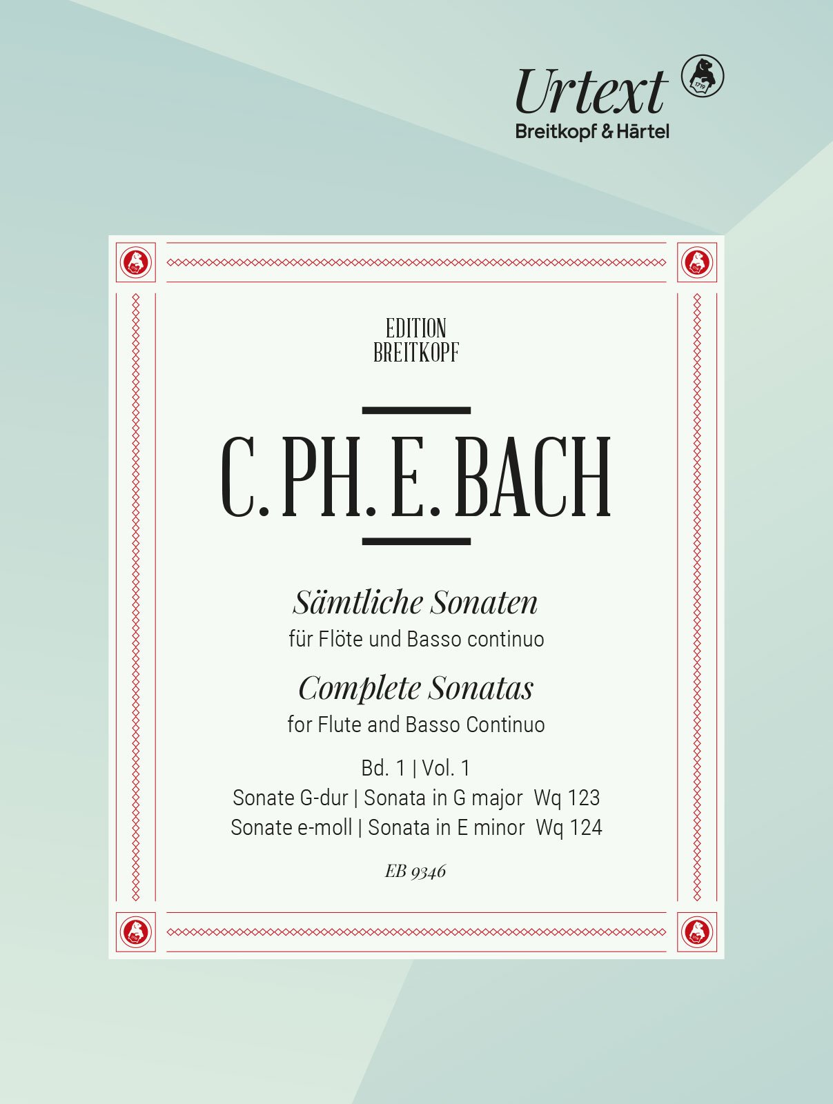 Bach, CPE :: Samtliche Sonaten [Complete Sonatas] - Volume 1