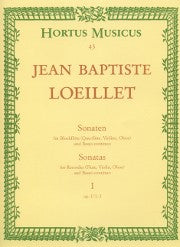 Loeillet, JB :: Sonaten [Sonatas] op.I/1-3