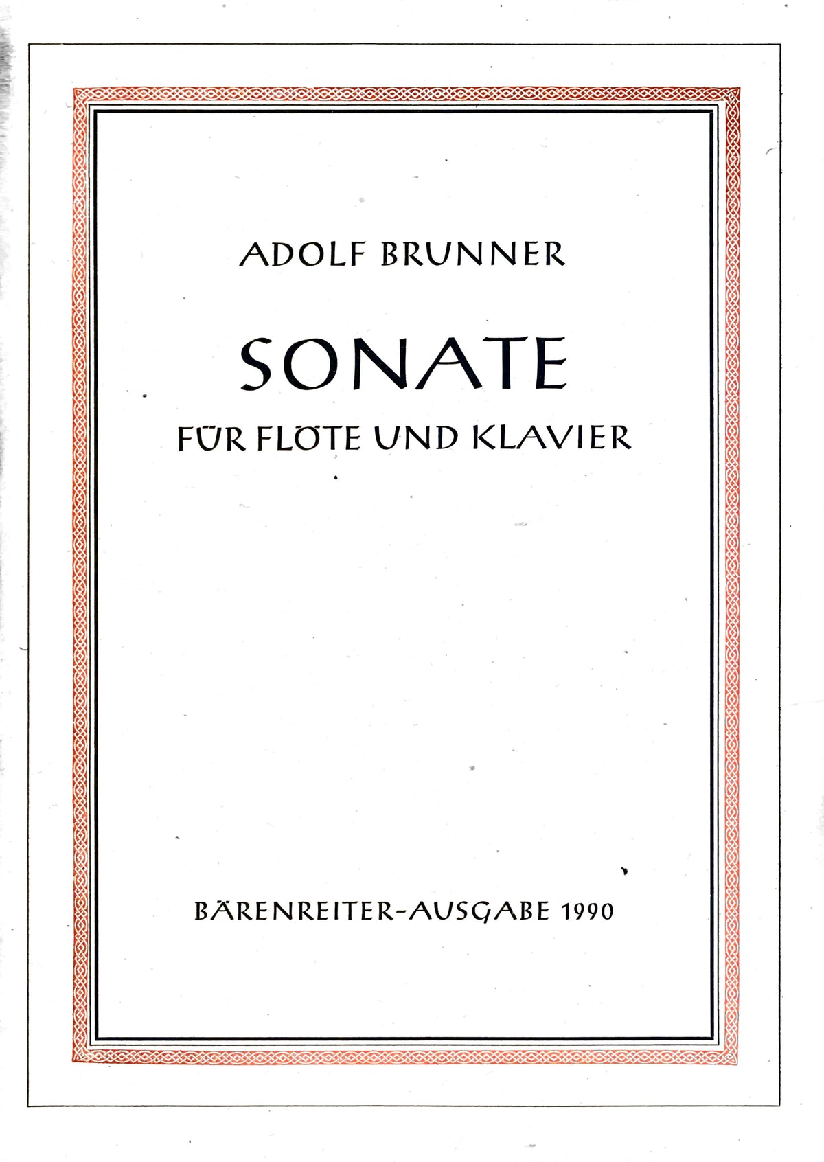 Brunner, A :: Sonate