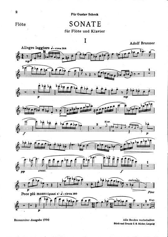 Brunner, A :: Sonate