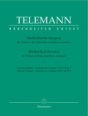Telemann, GP :: Methodische Sonaten [Methodical Sonatas] Vol. I