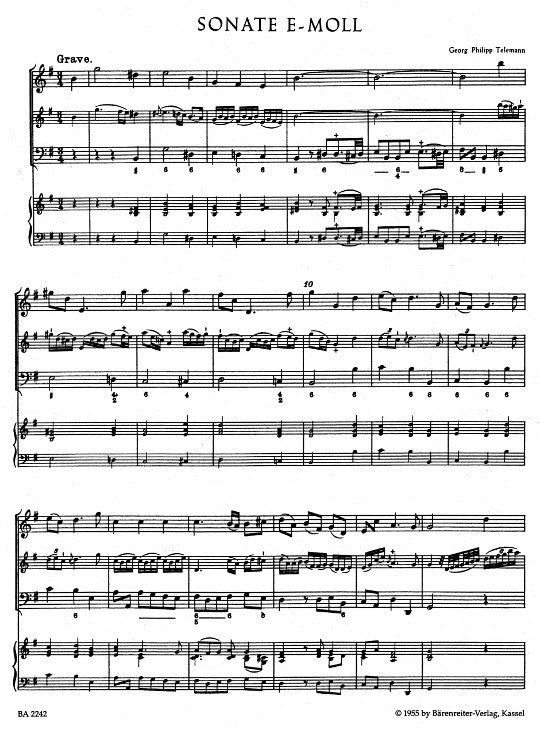 Telemann, GP :: Methodische Sonaten [Methodical Sonatas] Vol. II