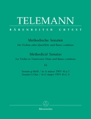Telemann, GP :: Methodische Sonaten [Methodical Sonatas] Vol. III