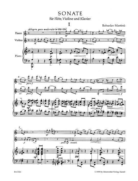 Martinu, B :: Sonate