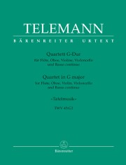 Telemann, GP :: Quartett G-Dur [Quartet in G major] TWV 43:G2