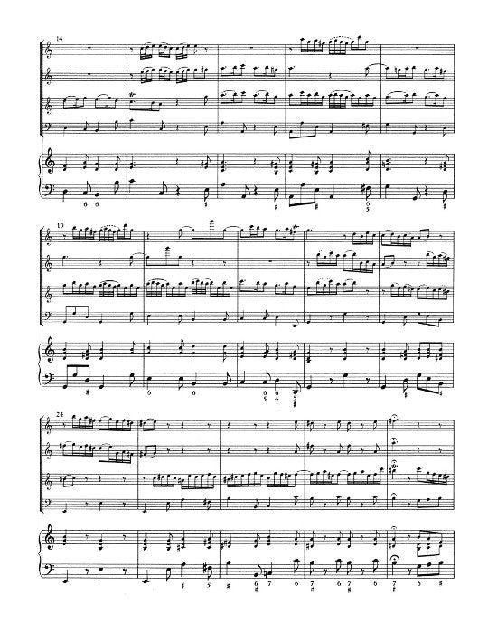 Telemann, GP :: Quartett d-Moll [Quartet in D minor] TWV 43:d1