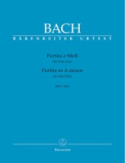 Bach, JS :: Partita a-Moll [Partita in A minor] BWV 1013