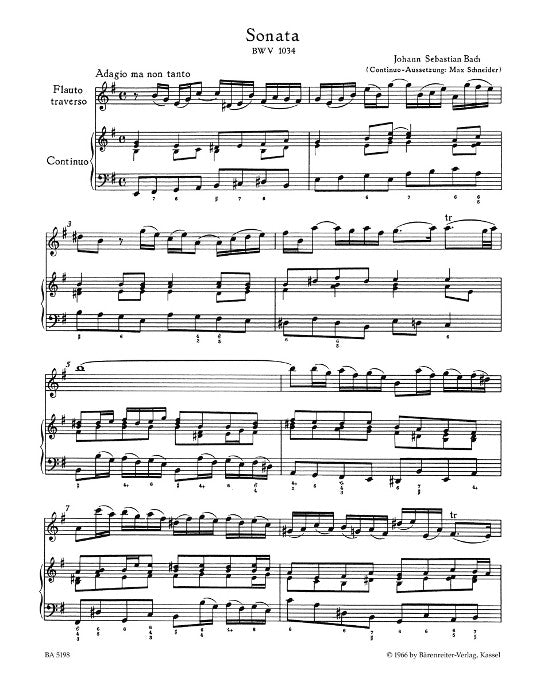 Bach, JS :: Vier Sonaten [Four Sonatas]