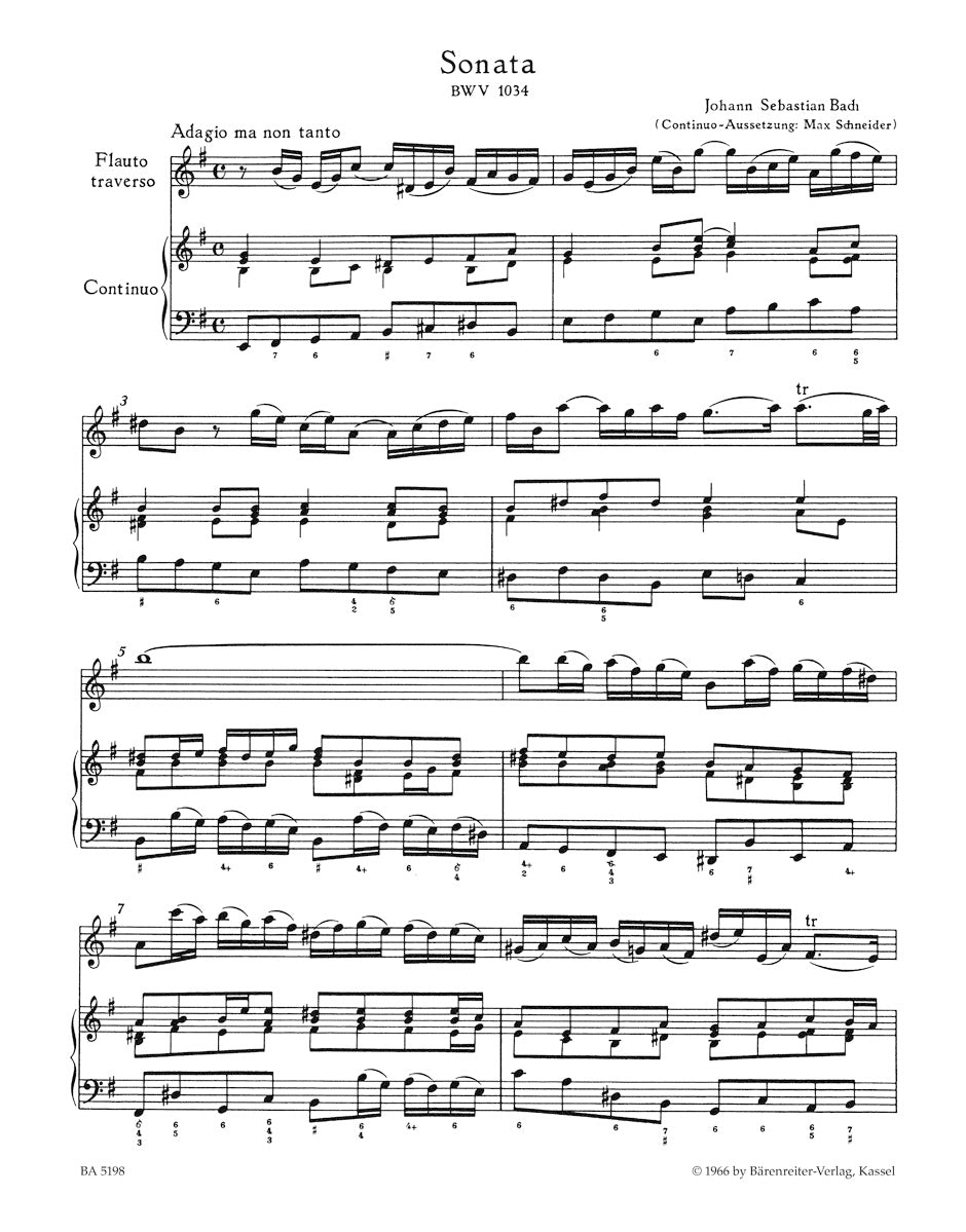 Bach, JS :: Vier Sonaten [Four Sonatas]