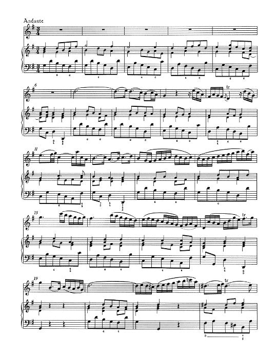 Bach, JS :: Vier Sonaten [Four Sonatas]