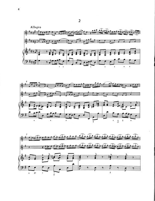 Loeillet, JB :: Triosonate G-dur [Trio Sonata in G Major] op. II/12