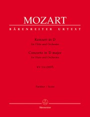 Mozart, WA :: Konzert in D [Concerto in D Major] KV 314 (285d) - Orchestral Parts and Score
