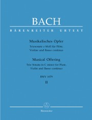 Bach, JS :: Musikalisches Opfer [Musical Offering] Volume II - Trio Sonata in C minor BWV 1079