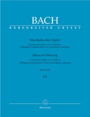 Bach, JS :: Musikalisches Opfer [Musical Offering] Volume III - Kanons [Canons]