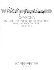 Burkhard, W :: Canzona