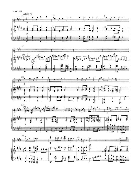 Schubert, F :: Variationen uber 'Trockne Blumen' D. 802 (Introduction and Variations op. 160)