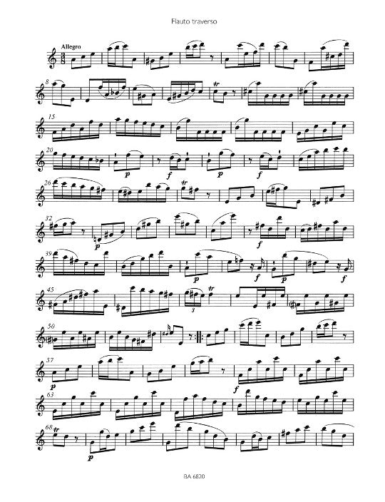 Bach, CPE :: Sonata in A minor Wq. 132