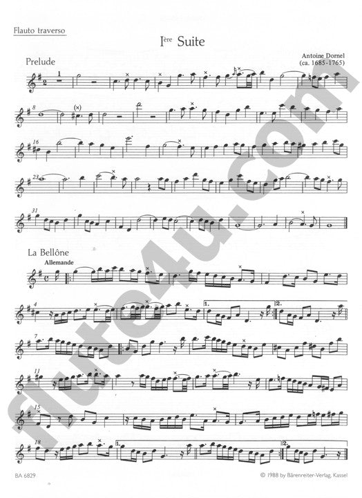 Dornel, A :: Vier Suiten, op. 2 [Four Suites, op. 2] Vol. 1
