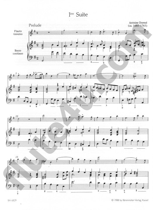Dornel, A :: Vier Suiten, op. 2 [Four Suites, op. 2] Vol. 1