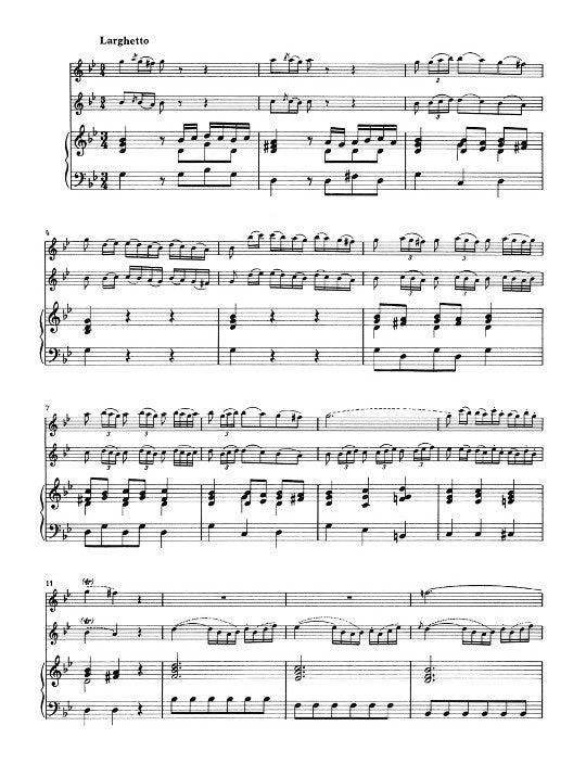Bach, JC :: Trio G-Dur [Trio in G Major]