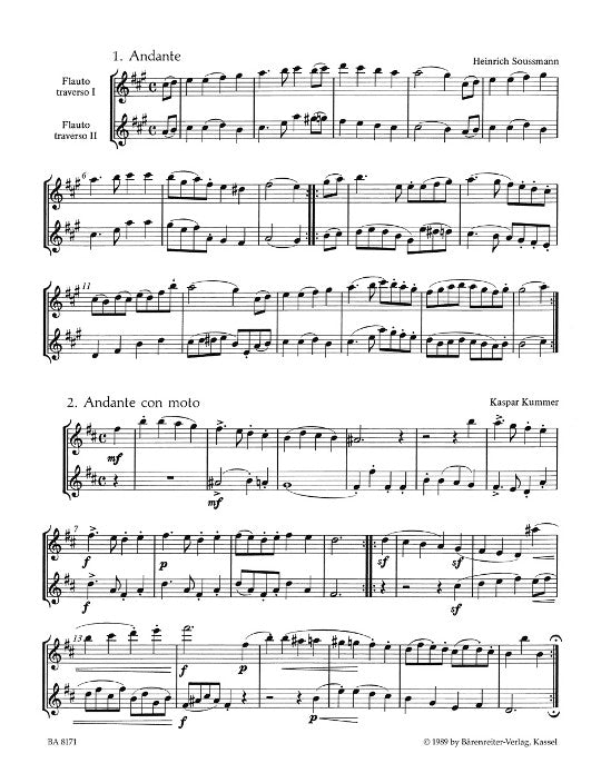 Various :: Floten-Duos aus drei Jahrhunderten [Flute Duets from Three Centuries] - Volume I