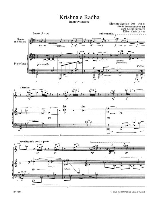 Scelsi, G :: Krishna e Radha