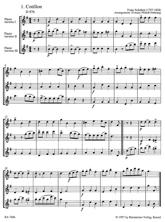 Schubert, F :: Tanze [Dances]
