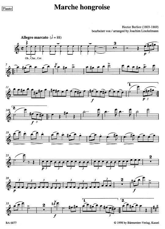 Berlioz, H :: Marche Hongroise [Hungarian March]