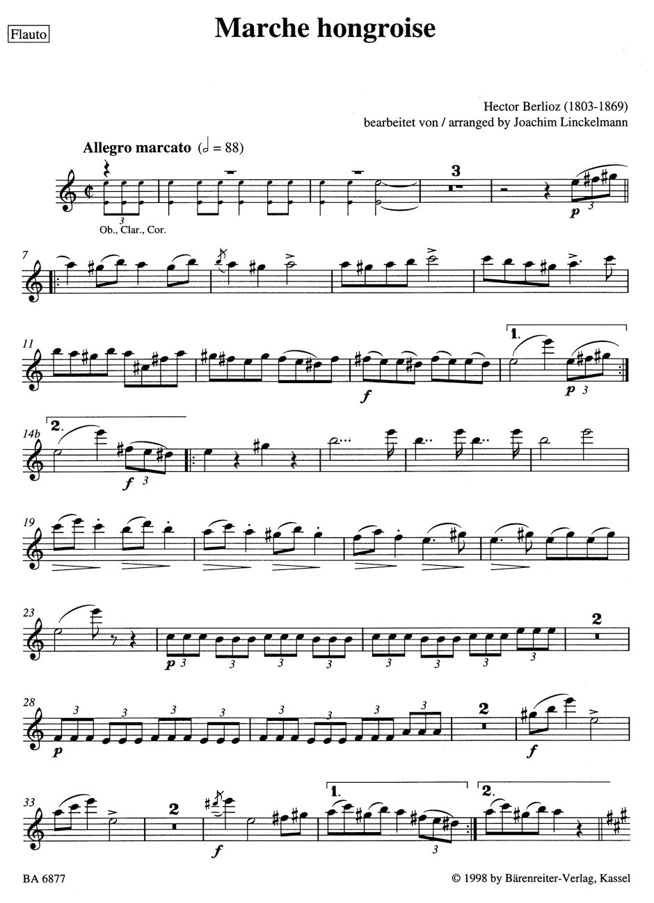 Berlioz, H :: Marche Hongroise [Hungarian March]
