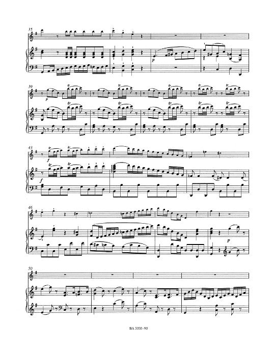 Mozart, WA :: Konzert in G nach dem Klarinettenkonzert [Concerto in G major after the Clarinet Concerto] KV 622