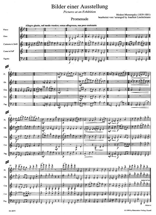 Mussorgsky, M :: Bilder einer Ausstellung [Pictures at an Exhibition]