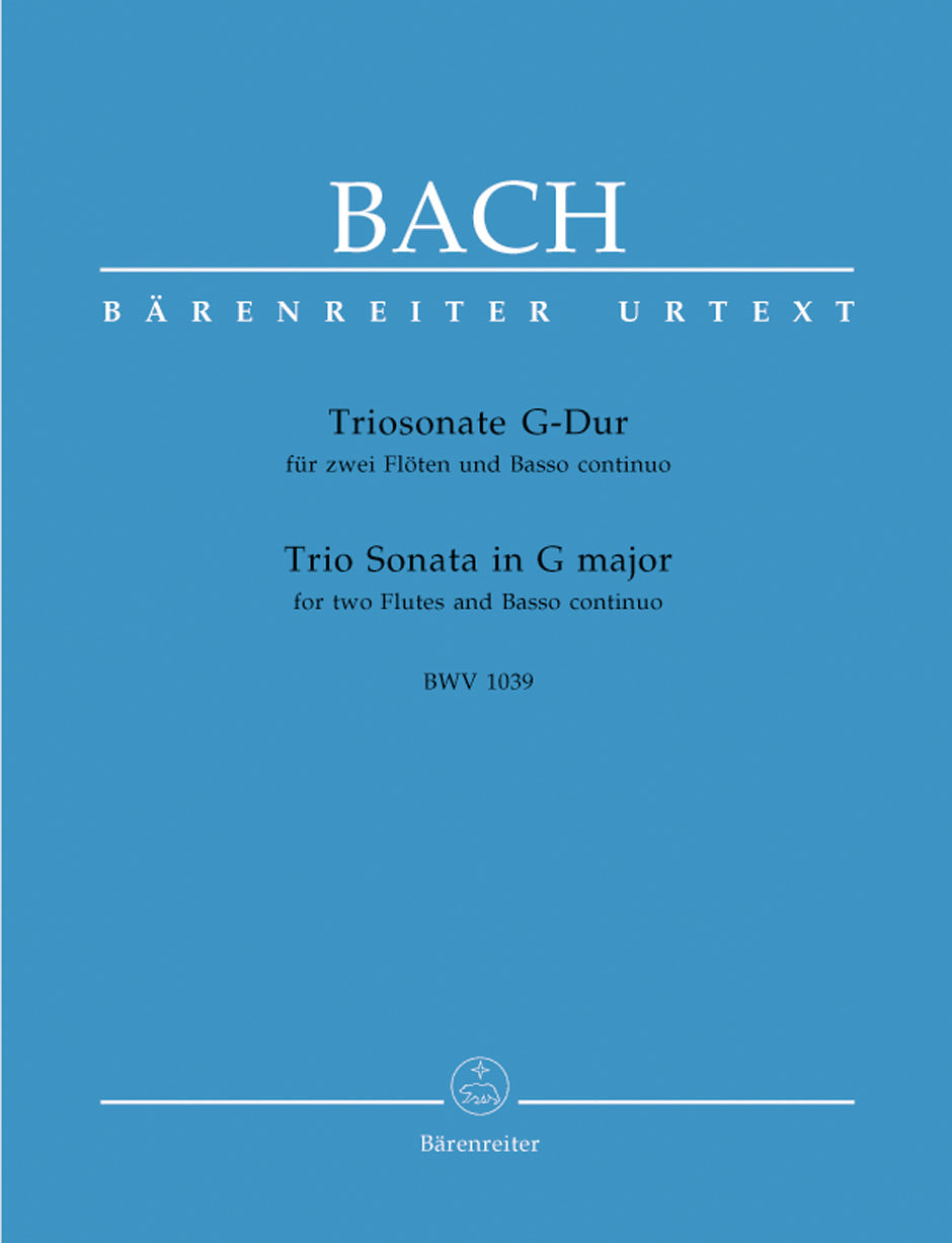 Bach, JS :: Triosonate G-Dur [Trio Sonata in G major] BWV 1039