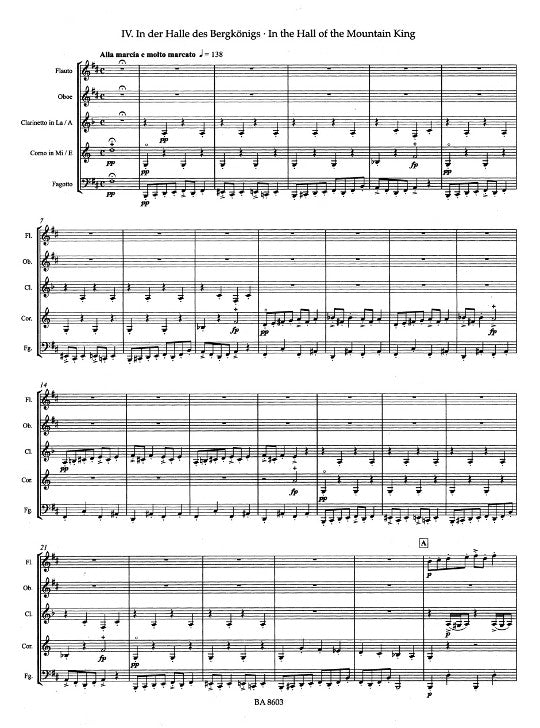 Grieg, E :: Peer Gynt Suite No. 1, op. 46