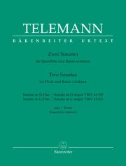 Telemann, GP :: Zwei Sonaten [Two Sonatas]