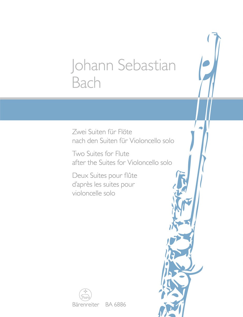 Bach, JS :: Zwei Suiten fur Flote nach den Suiten fur Violoncello solo [Two Suites for Flute after the Suites for Violoncello solo]