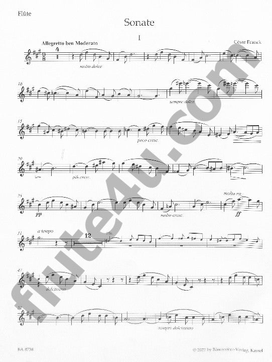 Franck, C :: Sonate [Sonata]