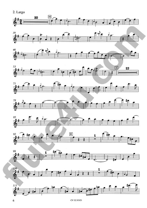 Bach, WF :: Concerto per il Flauto traverso in D [Flute Concerto in D]