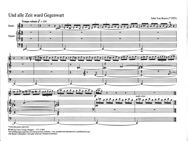 Van Buren, J :: Und alle Zeit ward Gegenwart [And All Time Became the Present]