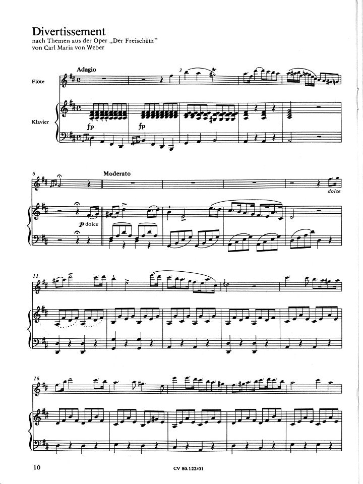 Silcher, F :: Zwei Divertissements [Two Divertissements]