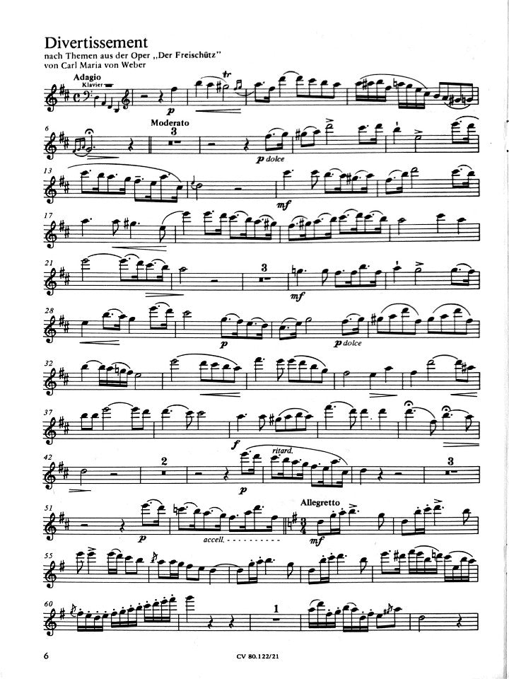Silcher, F :: Zwei Divertissements [Two Divertissements]