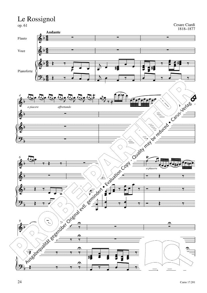 Various :: Canti con flauto I: Sieben Lieder des 19. Jahrhunderts [Songs with Flute I: Seven Songs of the 19th Century]