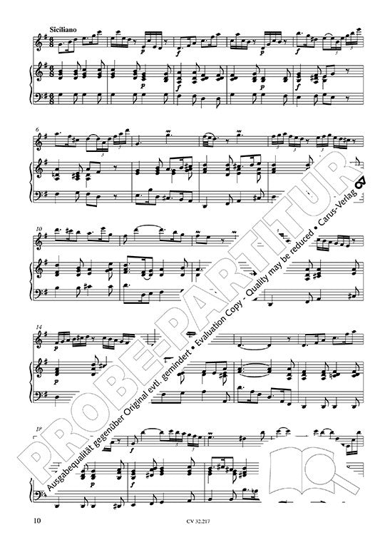 Bach, WF :: Zwei Sonaten in e-Moll und F-Dur [Two Sonatas in e minor and F Major] BR-WFB 17 und 18