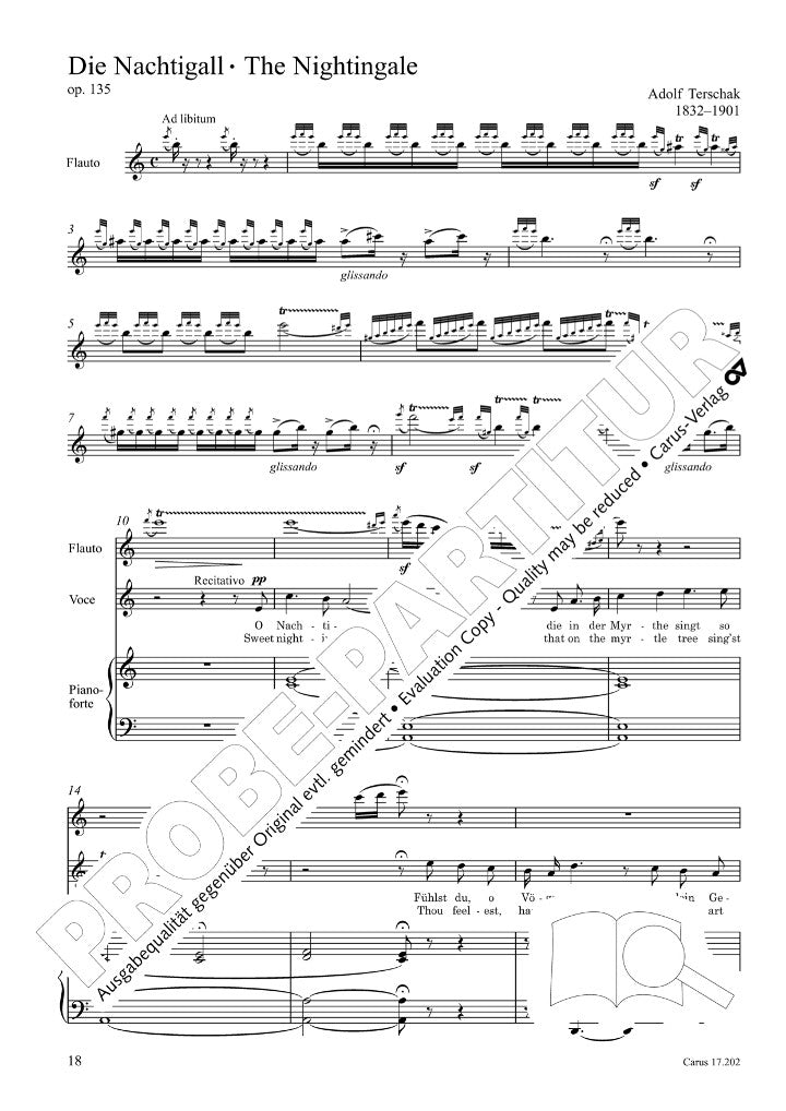 Various :: Canti con flauto II: Sechs Lieder des 19. Jahrhunderts [Songs with Flute II: Six Songs of the 19th Century]