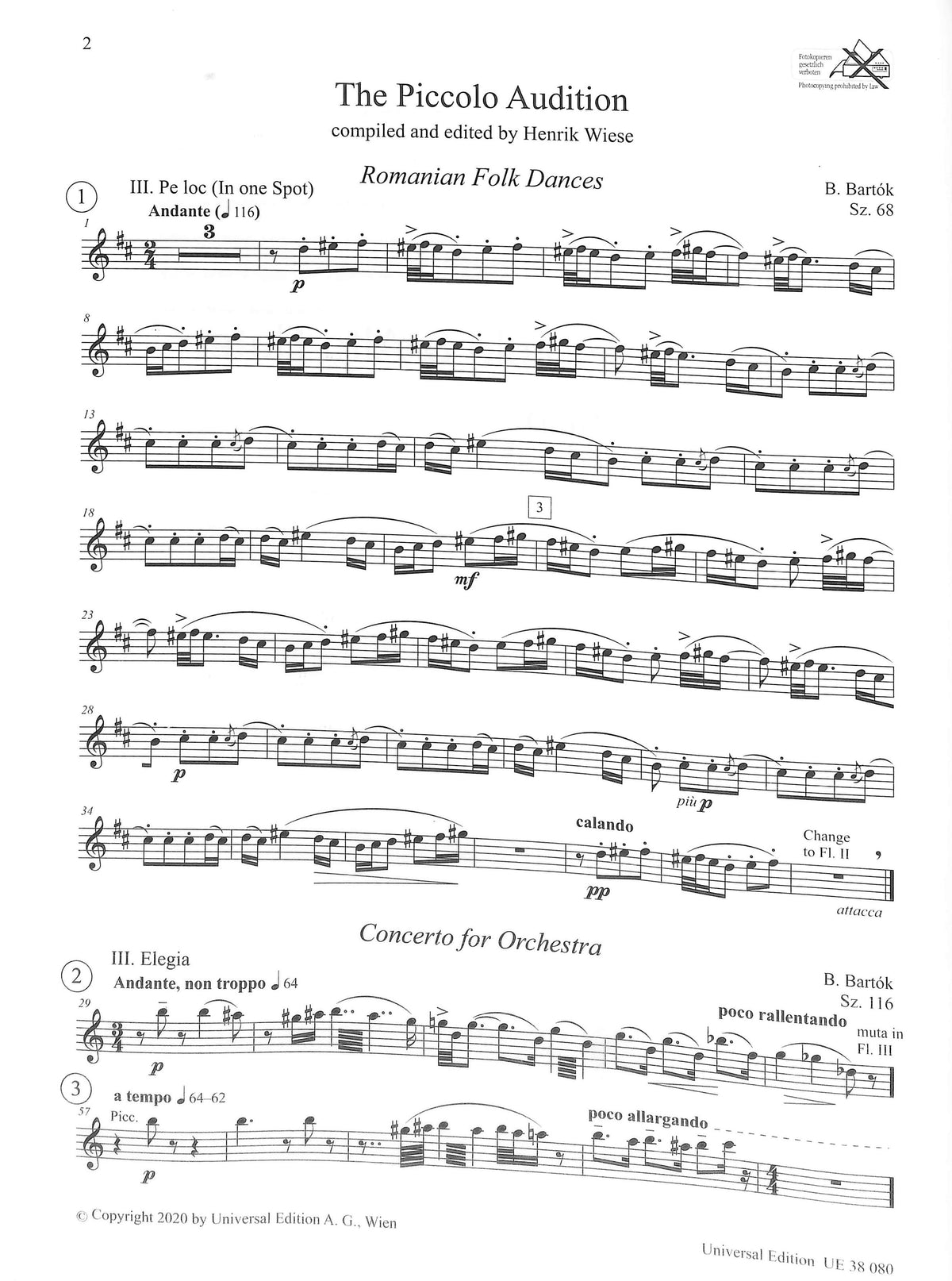 Various :: The Piccolo and Alto Flute Audition