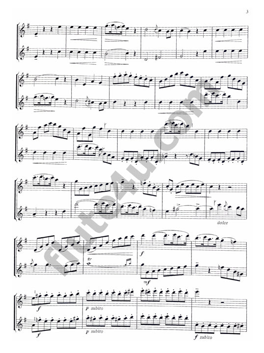 Mozart, WA :: Duett nach der Violinsonate KV 304 [Duet after the Violin Sonate K. 304]