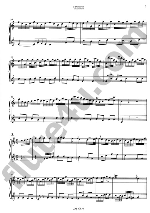 Frederick the Great :: Das Flotenbuch [The Flute Book]